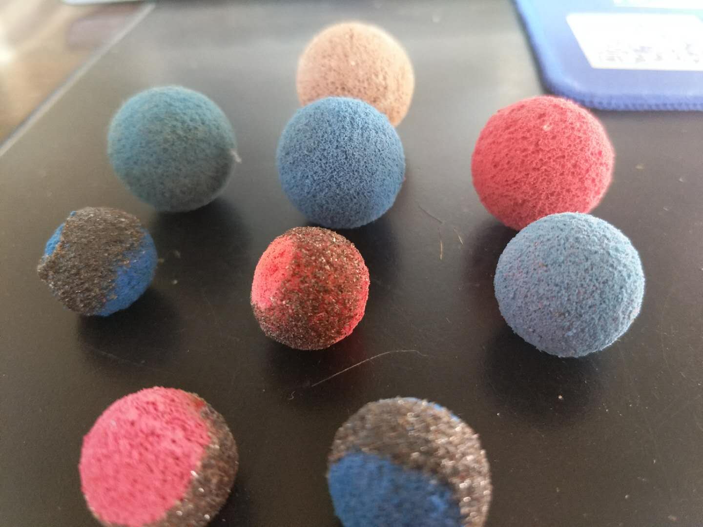 海綿膠球，金剛砂膠球